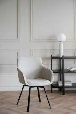 ALISON KARMSTOL BEIGE/SVART