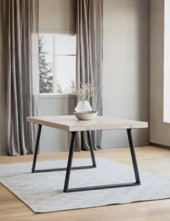BROOKLYN MATBORD VITPIGMENTERAD/SVART 170 U-Ben