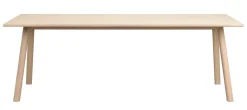 Clapperton Matbord – Vitpigmenterad 220×95 cm