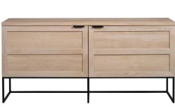 EVERETT SIDEBOARD VITPIGMENTERAD/SVART