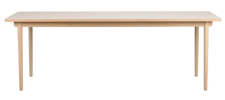 Fairmount Matbord – Beige/Vitpigmenterad 220×95 cm