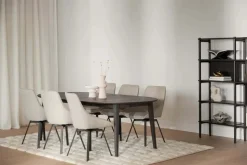 FILIPPA RUNT MATBORD MED ILÄGG BRUN