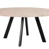 FRED RUNT MATBORD VITPIGMENTERAD/SVART 160