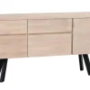 FRED SIDEBOARD VITPIGMENTERAD/SVART