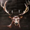 HJORTBILD TAVLA 100X100