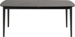 Montreux Matbord Svart 180-219 cm.