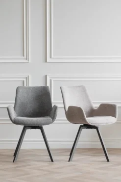 NORWELL KARMSTOL BEIGE/SVART
