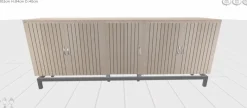 Regal Wood R67 Sideboard Ribbpanel