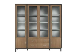 Regal Wood Svart Ek 164 Vitrin