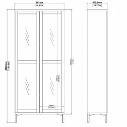 Roomers Vitrin Vit