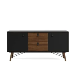 RY SIDEBOARD SVART/VALNÖT 86006