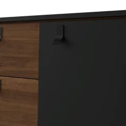 RY SIDEBOARD SVART/VALNÖT 86006