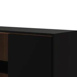 RY VITRIN SVART/VALNÖT 86008