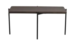 SHELTON SOFFBORD BRUN/SVART 95cm