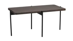 SHELTON SOFFBORD BRUN/SVART 95cm