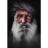 Tavla Indian Man, 80x120, glas