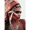 Tavla Indian Woman, 80x120, glas